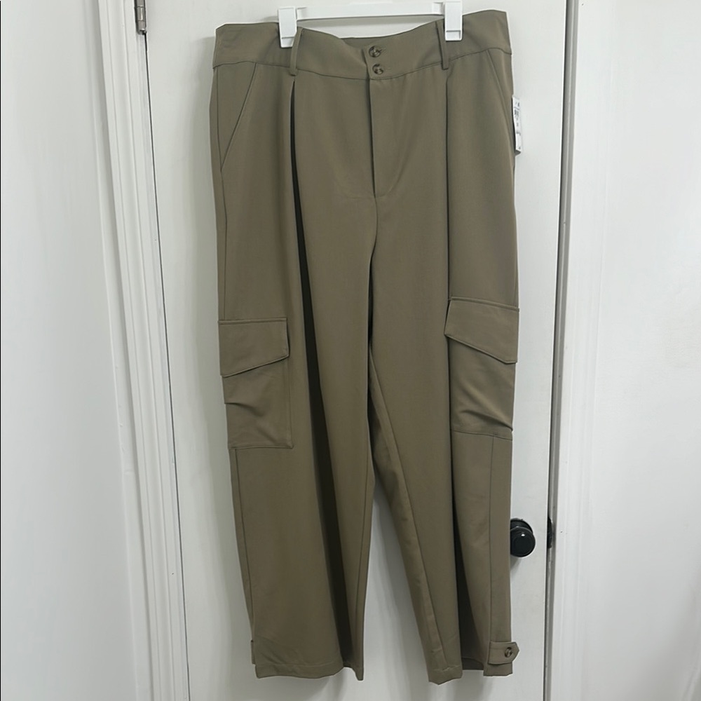 And Now This Olive Cargo Trousers Size 2X NWT